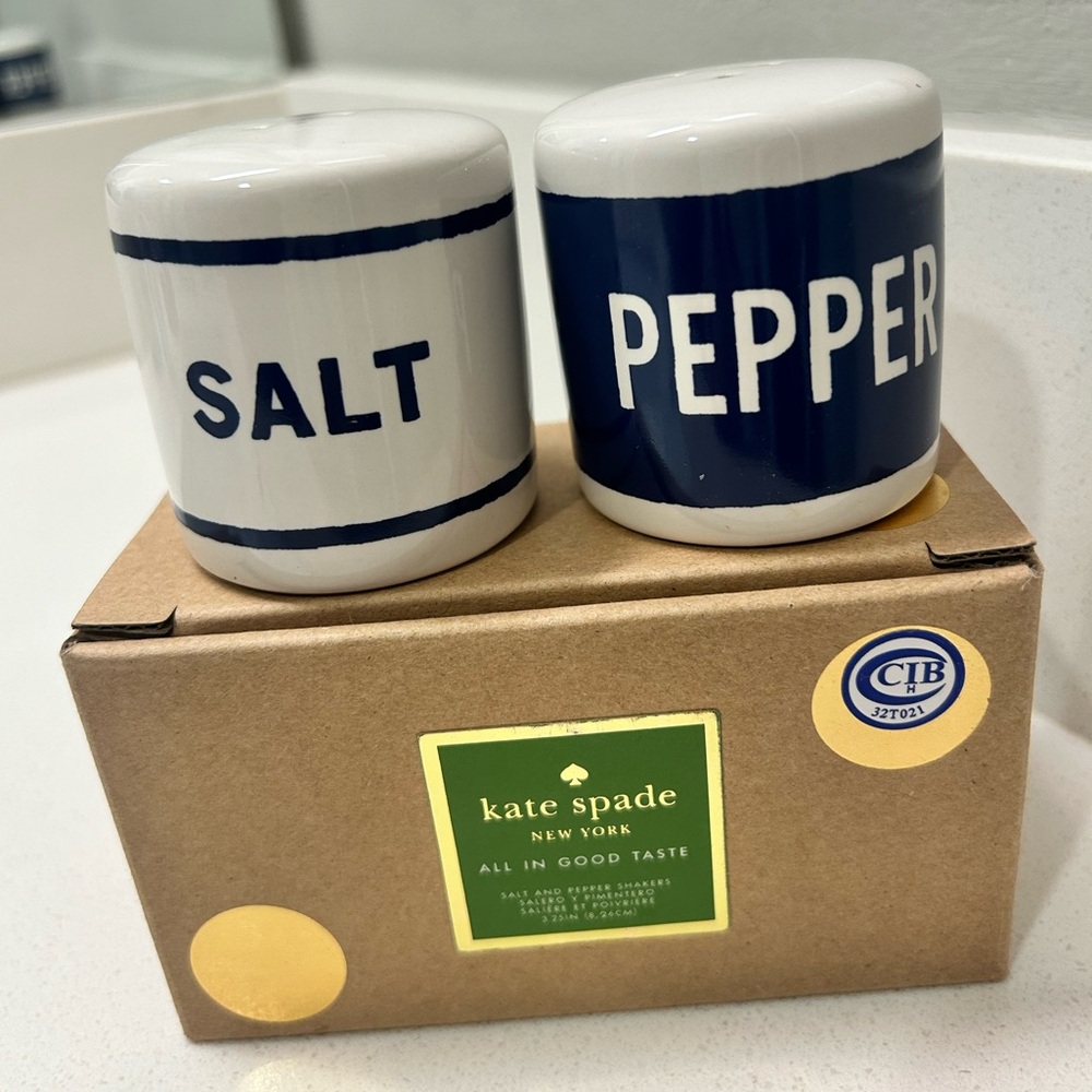 Kate Spade for Lenox Salt & Pepper Shakers